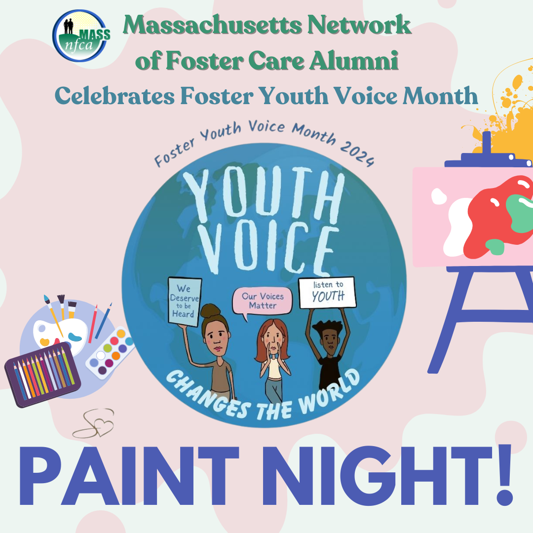 VIRTUAL EVENT- Paint Night for Youth Voice Month